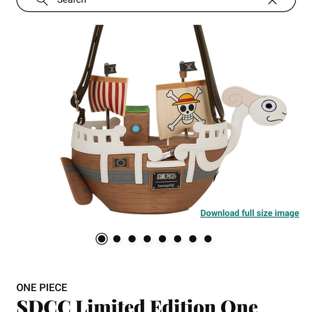 One Piece loungefly Crossbody Bag